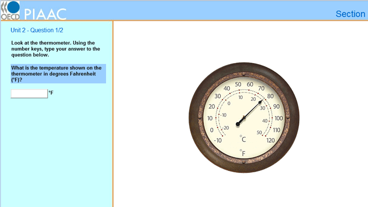 PIAAC Level 1 Question