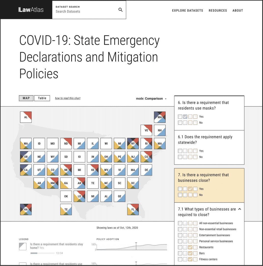 example interactive tile map design